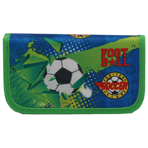 пенал Футбольный принт 2 отделения ПН-0455