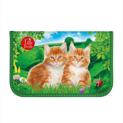 пенал для девочки Домашние питомцы 1 отделение ППБ-6ЛП