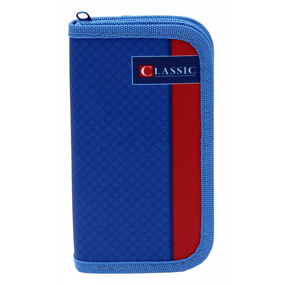 пенал Синий и красный 2 отделения ПН-5928