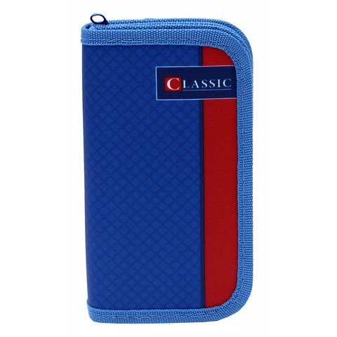 пенал Синий и красный 2 отделения ПН-5928