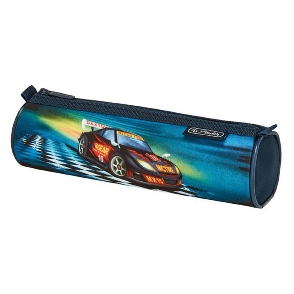 косметичка для мальчика 50008698 HERLITZ Boys Автомобиль 1 молния