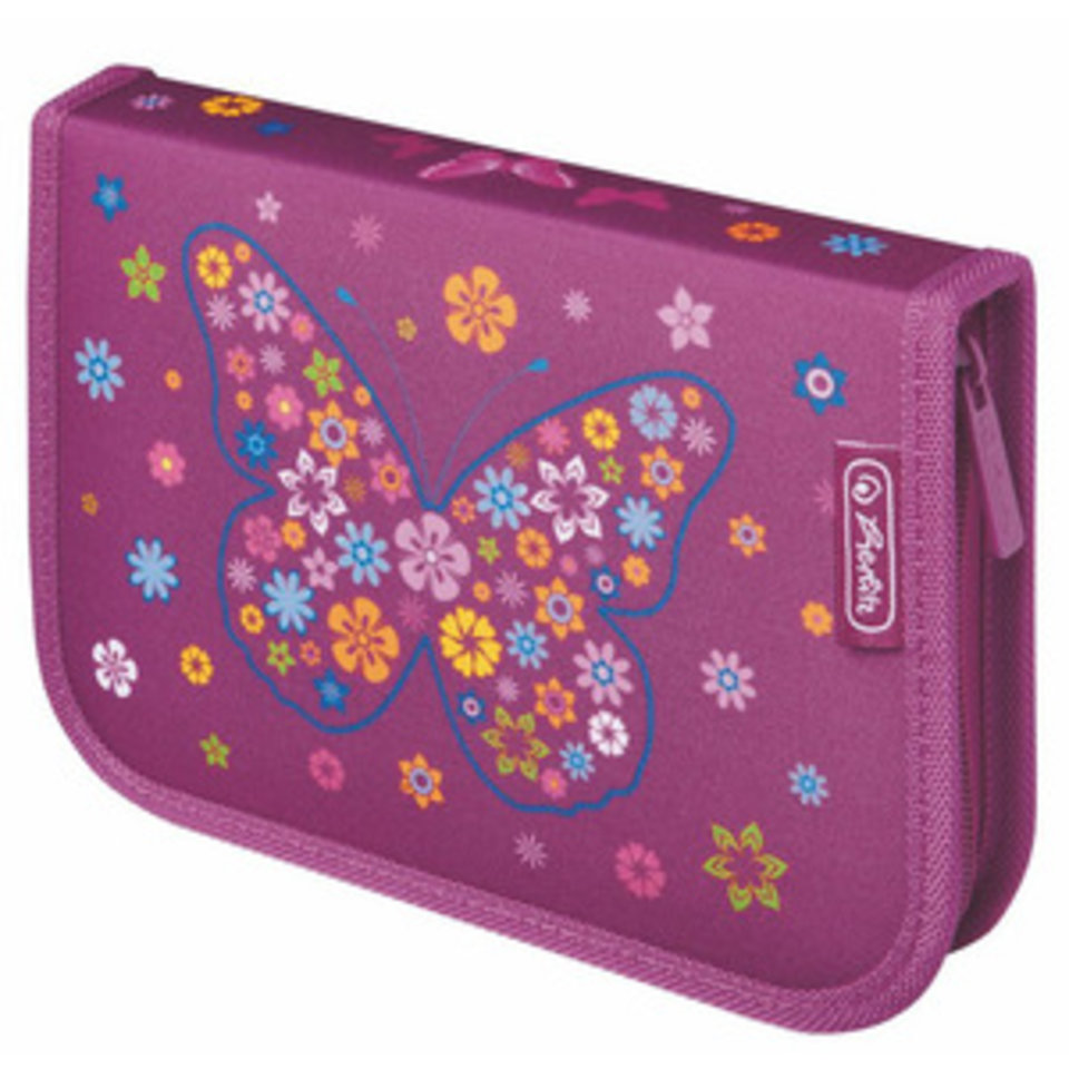 пенал для девочки 11438512 HERLITZ Girls Бабочка