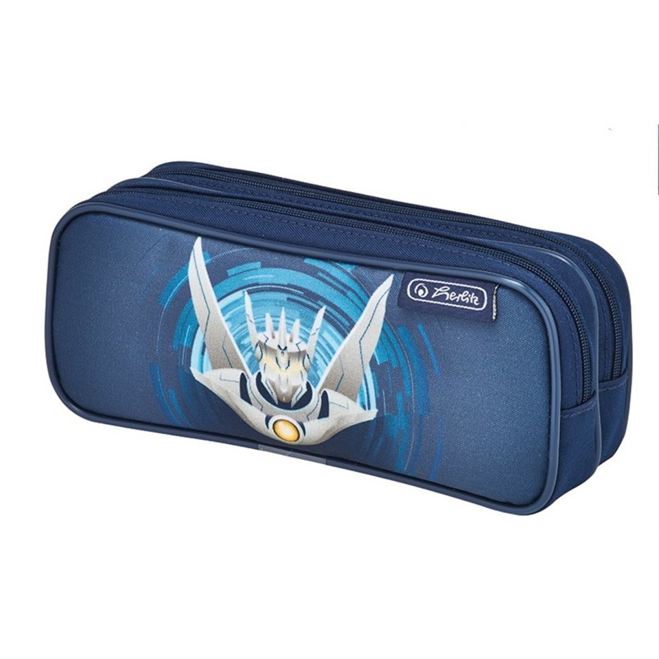 косметичка для мальчика 50008711 HERLITZ Boys Робот 2 молнии