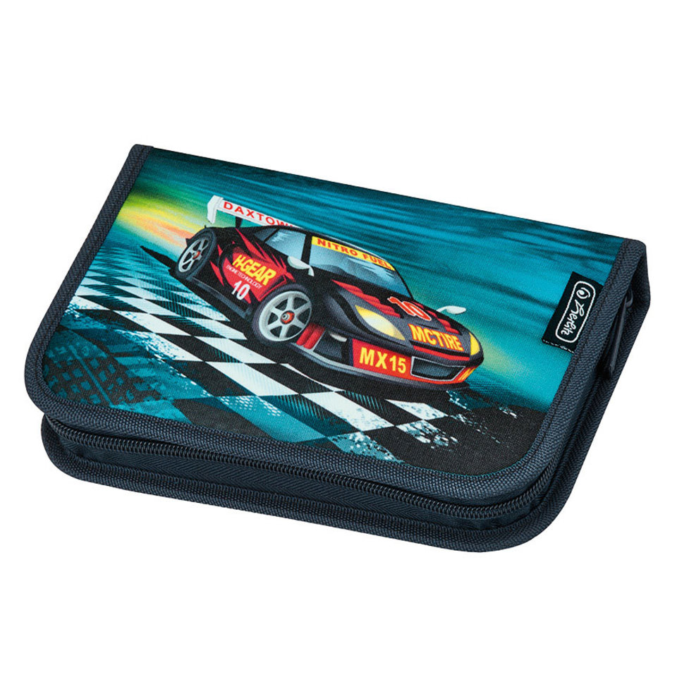 пенал для мальчика 50008513 HERLITZ Boys Автомобиль 1 молния