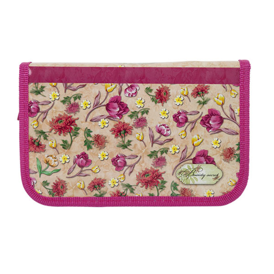 пенал для девочки Цветочный секрет 1 отделение ПН-6256