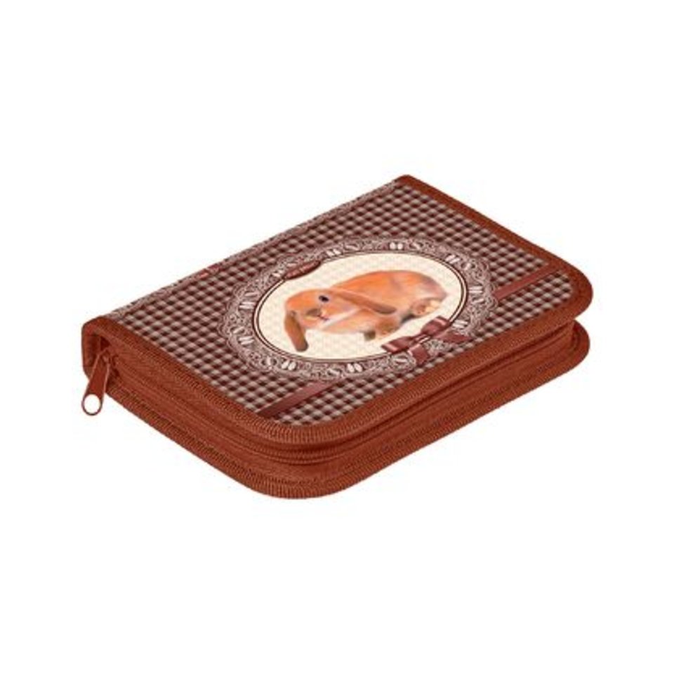 пенал для девочки Hatber Пушистое счастье с планкой NPn 18057