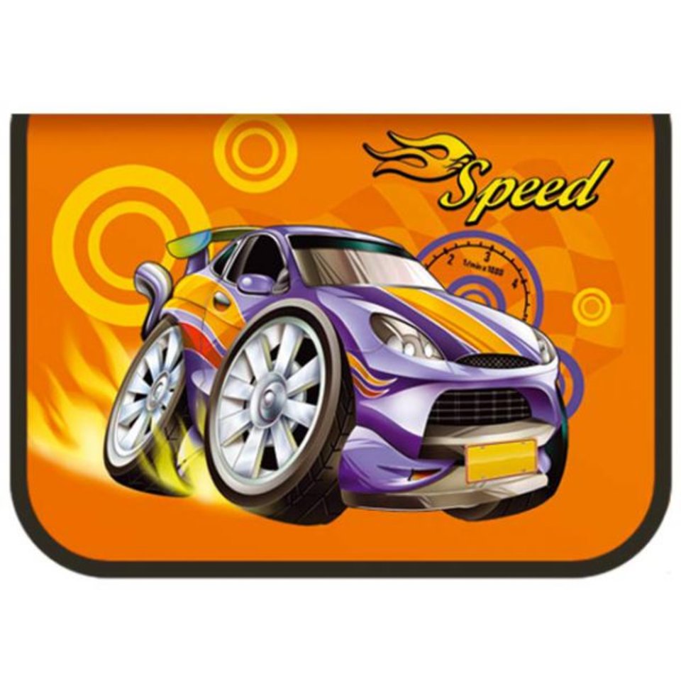 пенал для мальчика ПК4-20 Машинка 1 отделение Оникс