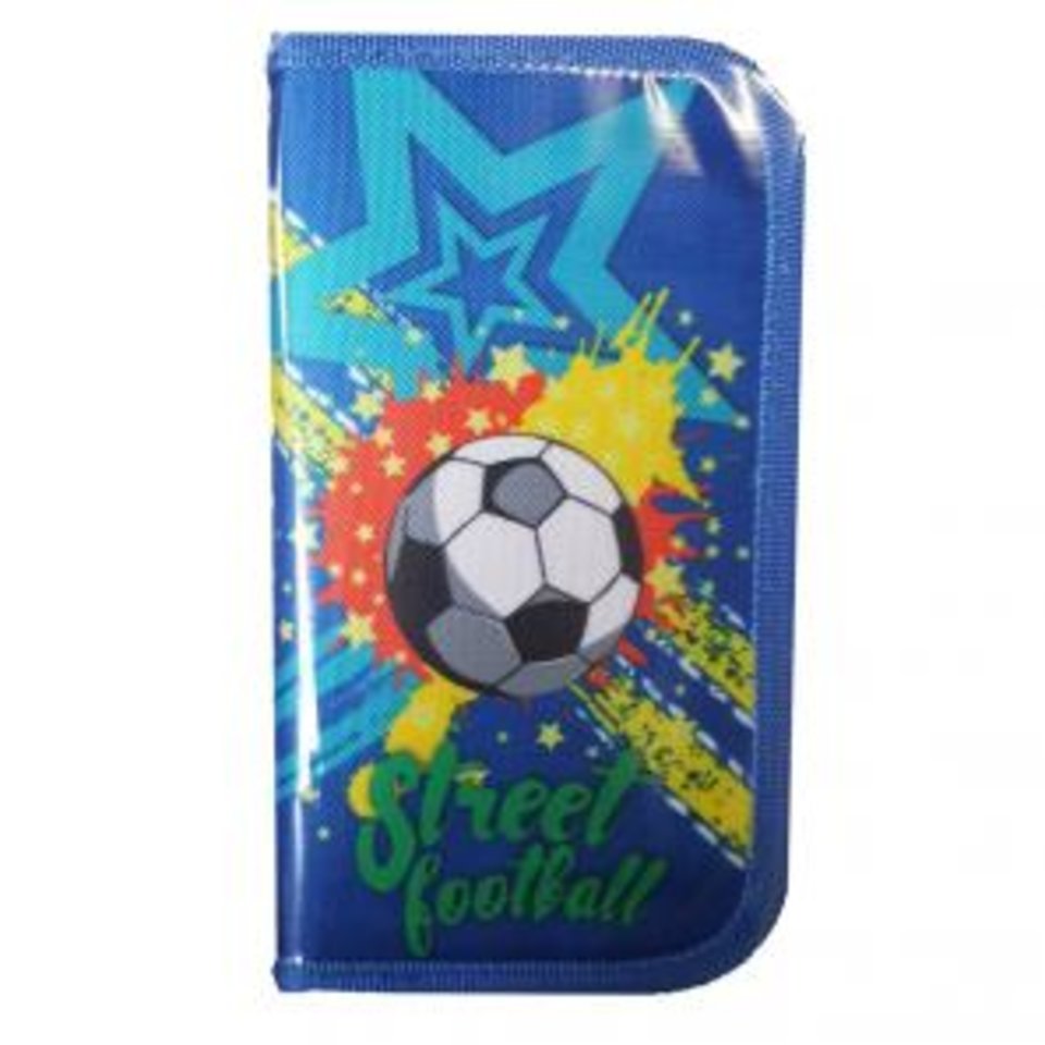 пенал для мальчика Уличный футбол 3 отделения ПН-0465