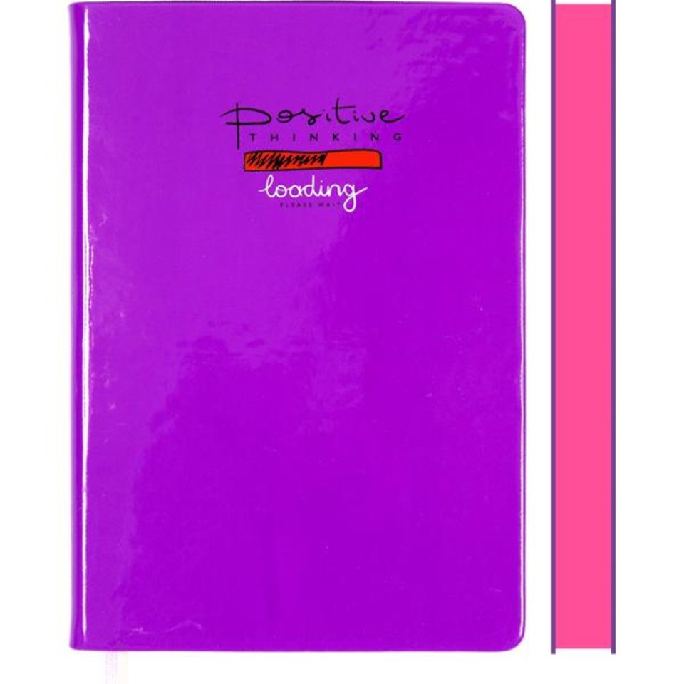 ежедневник недатированный А5 deVente Neon фиолетовый 2034933