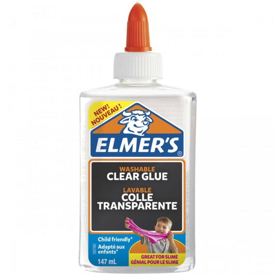 клей для слаймов ELMERS Clear GLUE PE 147мл (1 слайм) PK 1063542