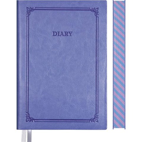 ежедневник недатированный А5 deVENTE Enigma сиреневый 2034836