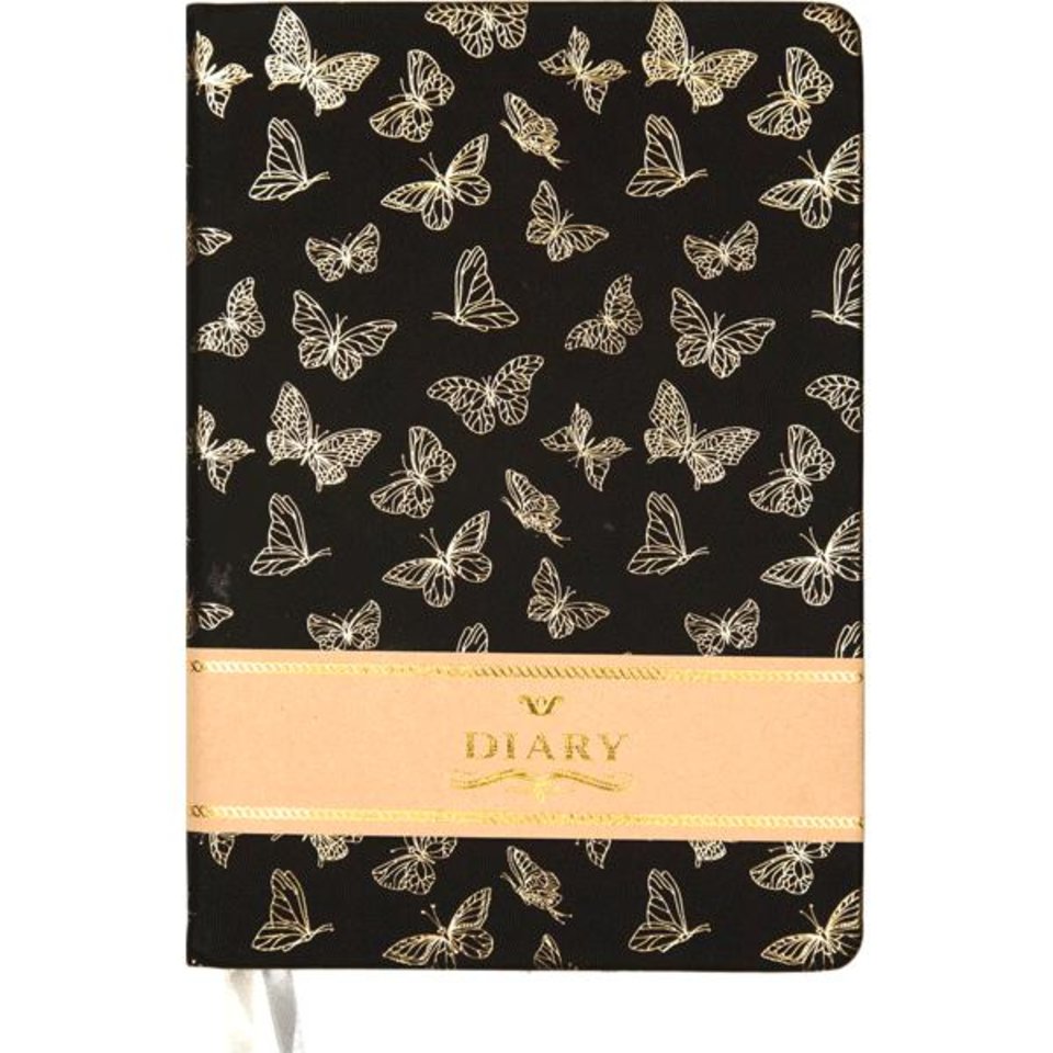 ежедневник недатированный А6 недатированный deVENTE My Gold черный 2035904