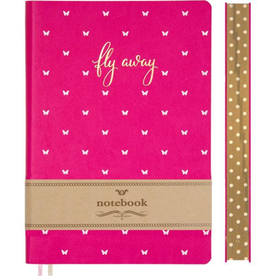 записная книжка А6 80 листов deVENTE Elise малиновая 2052913