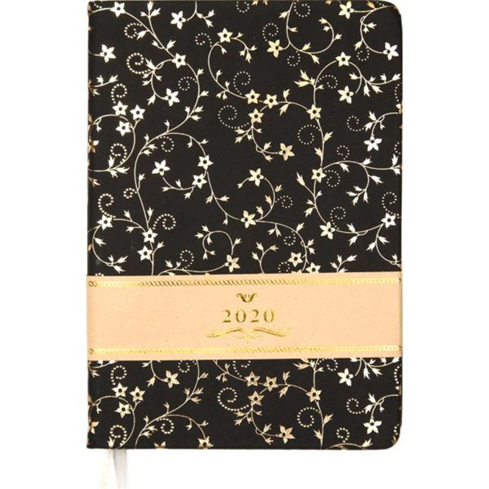 записная книжка А7 80 листов deVENTE My Gold черная 2054903