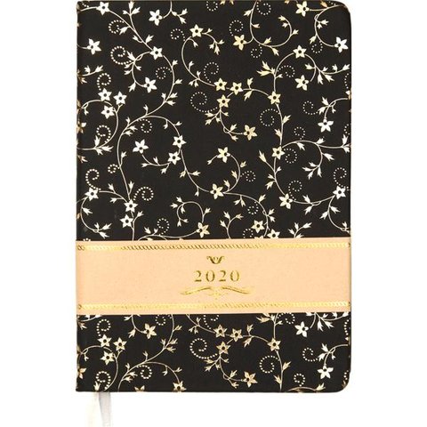 записная книжка А7 80 листов deVENTE My Gold черная 2054903