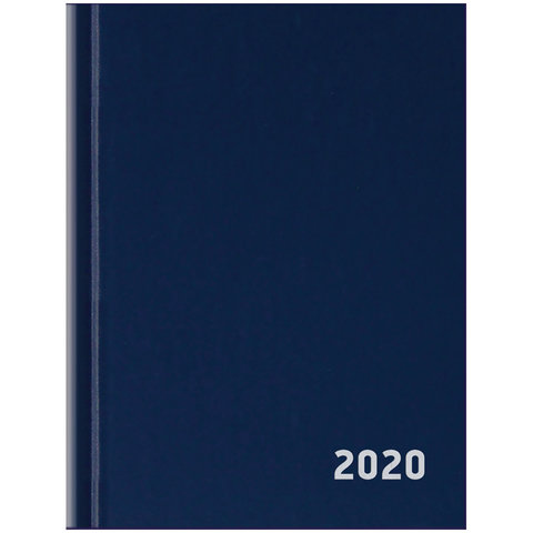 ежедневник датированный А6 OfficeSpace бумвинил синий 26071 (280343) 2020г