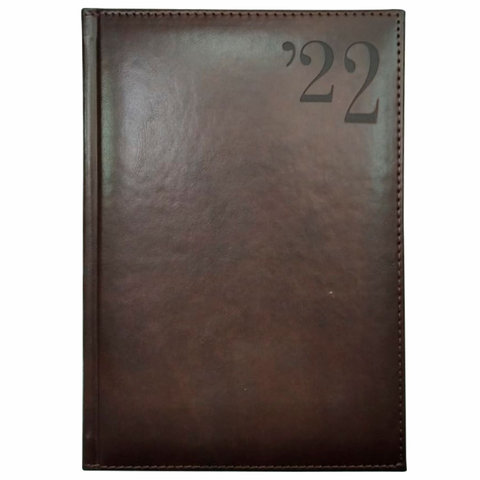 ежедневник датированный А5 Portland Lamark 22422 коричневый 2022г