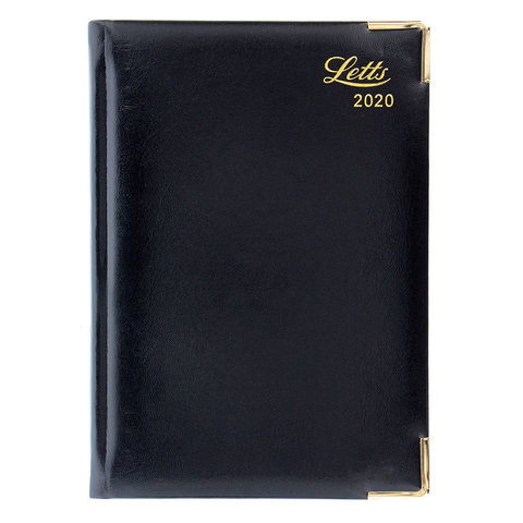ежедневник датированный А5 Letts Lexicon 822943 2020г черный