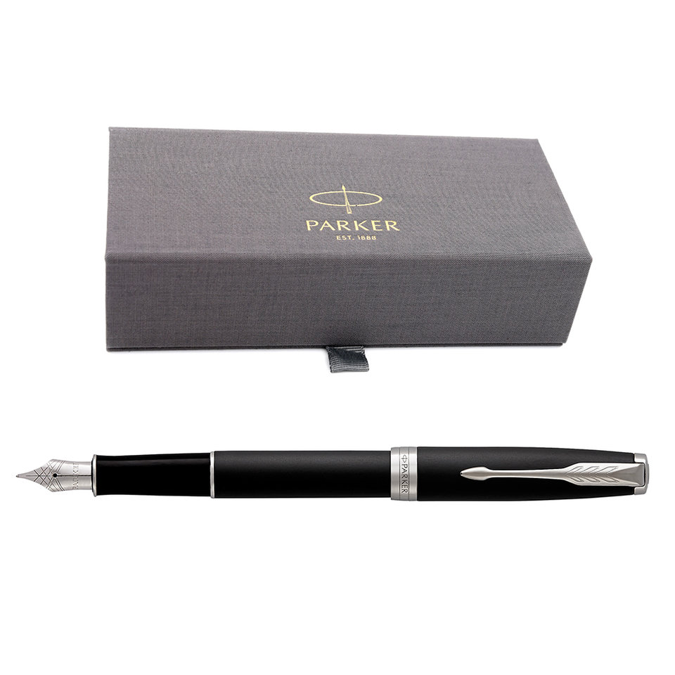 ручка перьевая PARKER Sonnet Matte Black CT