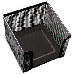 подставка для бумажного блока металическая сетка 78х105х105мм Brauberg 231944 черная