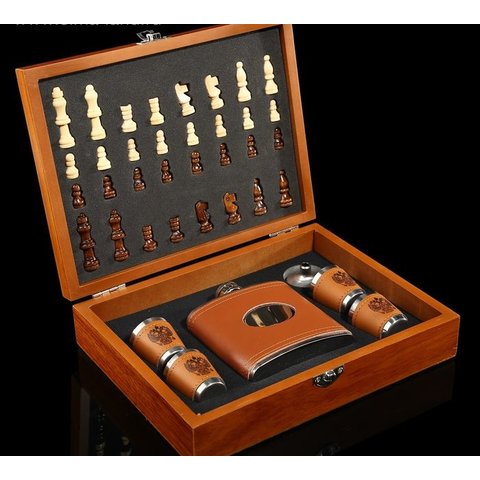 набор Для крепких напитков+шахматы 3470676