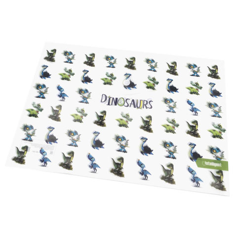 папка-конверт на кнопке А4 Динозавры BZ-501