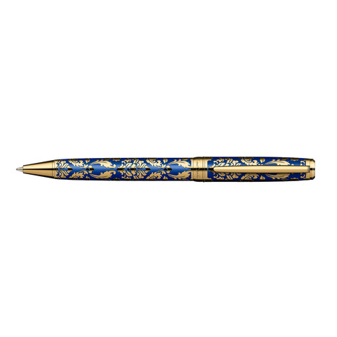 ручка подарочная Pierre Cardin RENAISSANCE гравировка цвет корпуса синий золотистый
