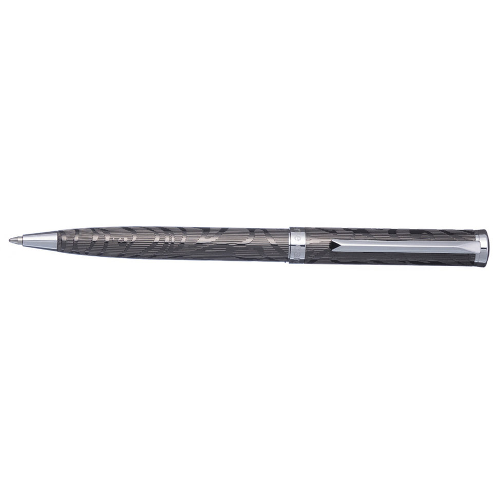 ручка подарочная Pierre Cardin EVOLUTION цвет корпуса пушечная сталь, хром.