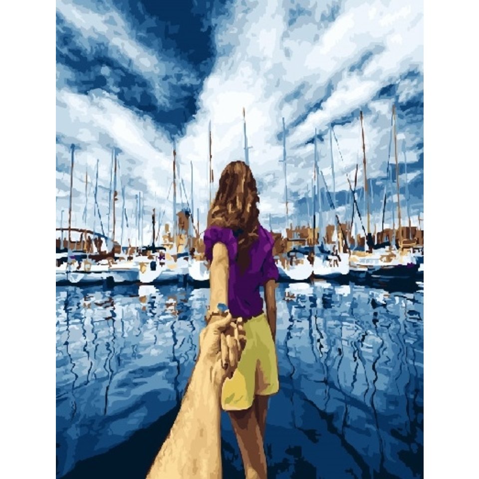 картина по номерам 40х50см GX24446 “За мной к яхтам”