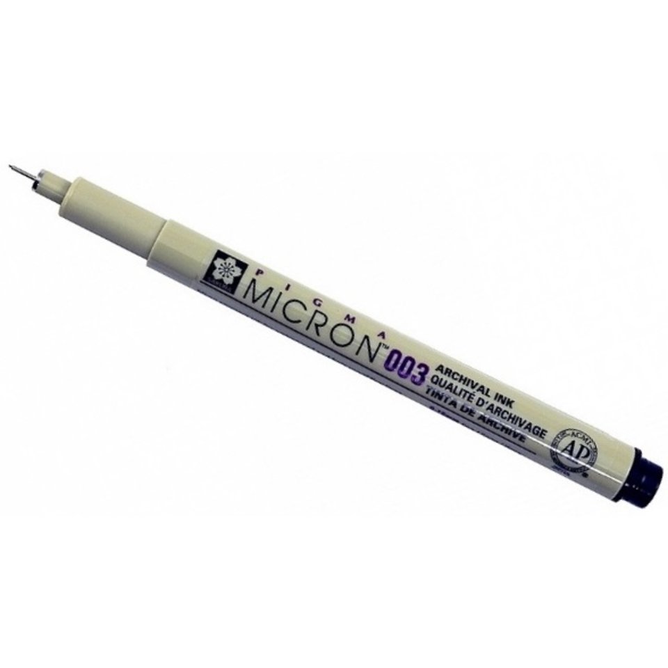 ручка капиллярная SAKURA Pigma Micron черная 0.15мм XSDK003#49