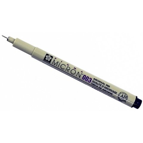 ручка капиллярная SAKURA Pigma Micron черная 0.15мм XSDK003#49