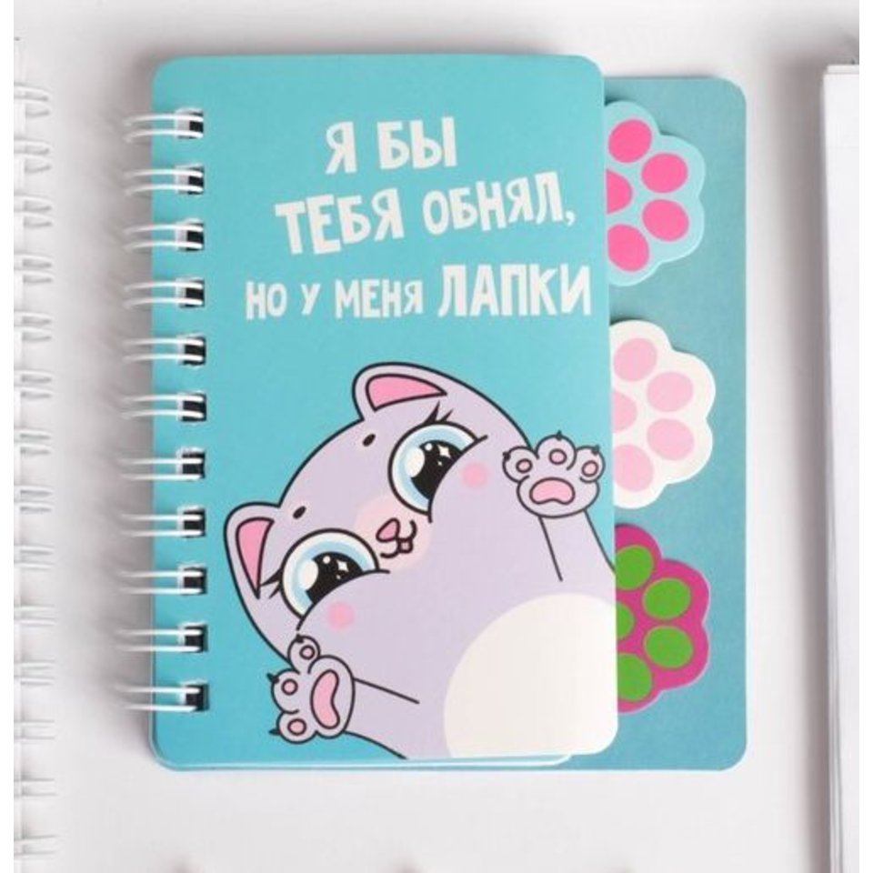 блокнотик Котик А7 40 листов с разделителем 4623219