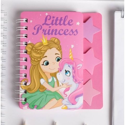 блокнотик Принцесса А7 40 листов с разделителем 4623224