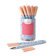 ручка шариковая LOREX Единорог пончик синие чернила, игольчатый наконечник