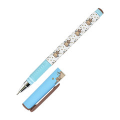 ручка шариковая LOREX Единорог синие чернила, игольчатый наконечник