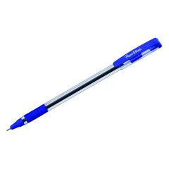 ручка шариковая PAPER MATE Brite синяя, игольчатый наконечник, резиновая вставка