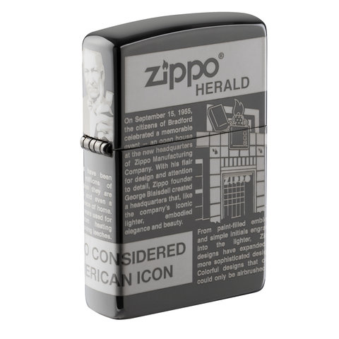 зажигалка ZIPPO Classic Black Ice 49049 167