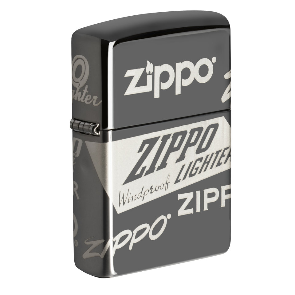 зажигалка ZIPPO 49051 Classic Black Ice 168