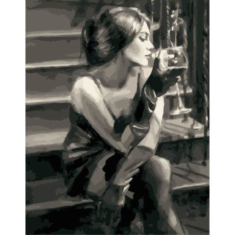 картина по номерам Тоскливое одиночество 40х50см PK38010