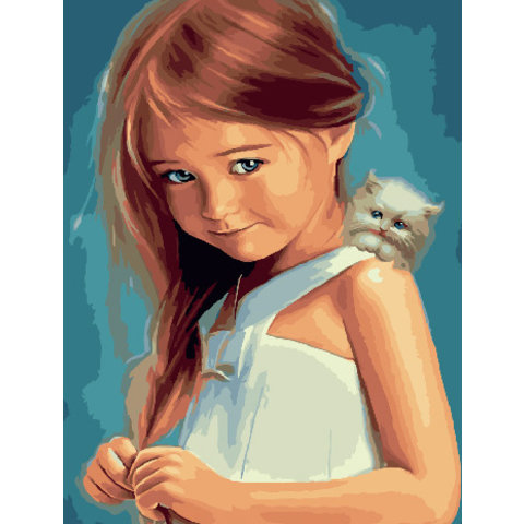 картина по номерам Милашки 40х50см GX29829