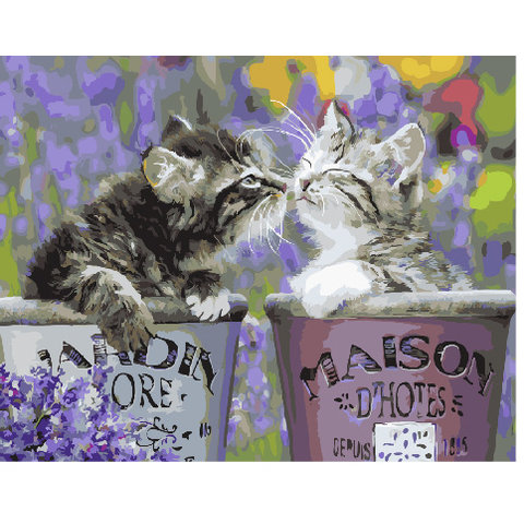 картина по номерам Беззаботные игры 40х50см GX29359