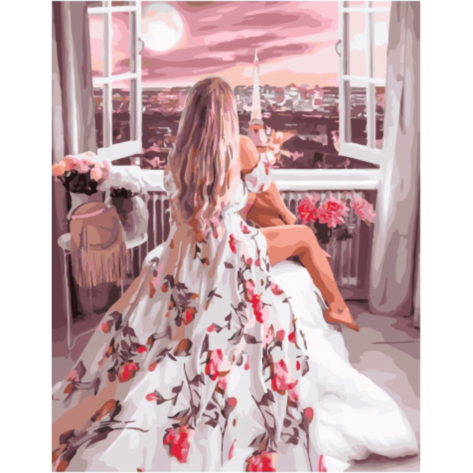 картина по номерам Наслаждаясь жизнью 40х50см GX34371