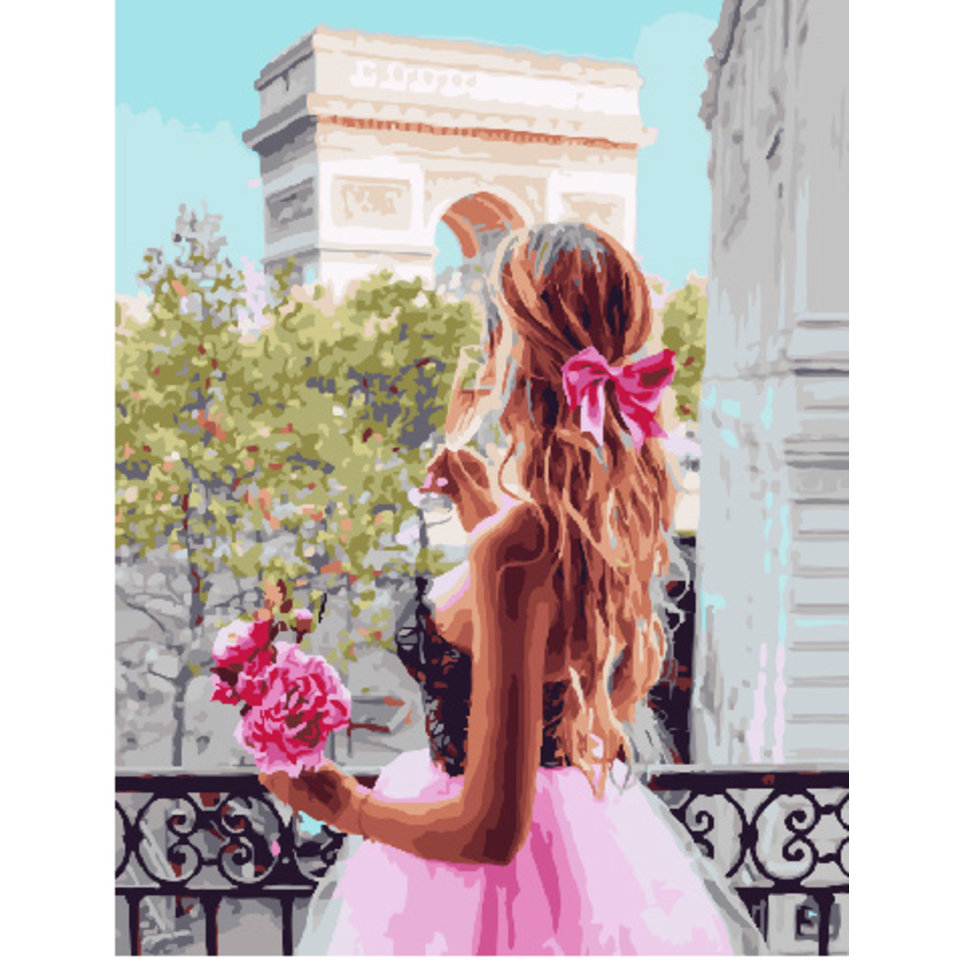 картина по номерам На балконе 40х50см PK30070