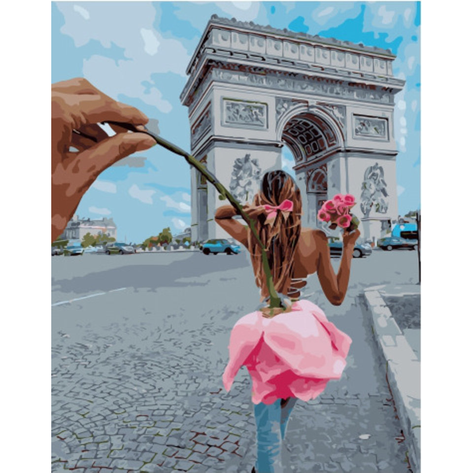 картина по номерам Розовое настроение 40х50см PK51016