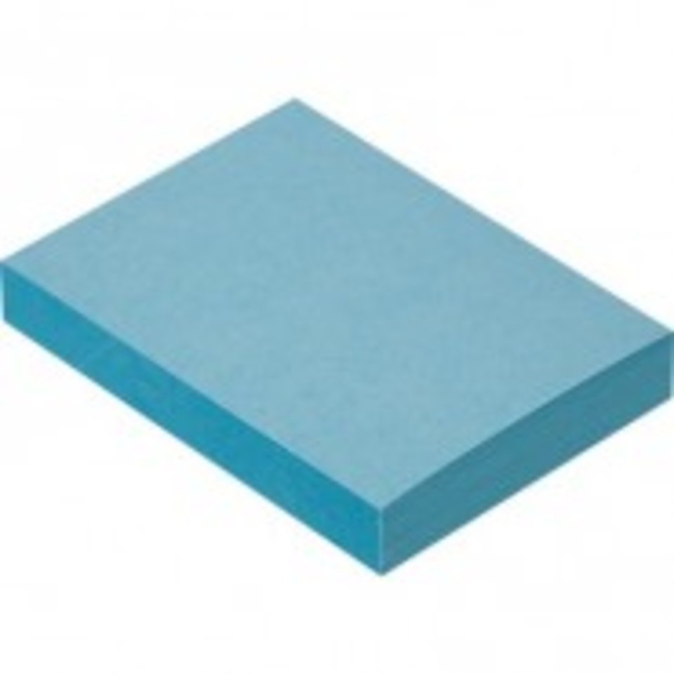 бумага с липким слоем 38х51мм 100л 60г/м пастель голубой 359818/633894