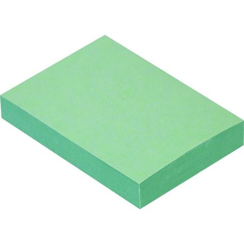бумага с липким слоем 38х51мм 100л 60г/м пастель зеленый 359817/633893