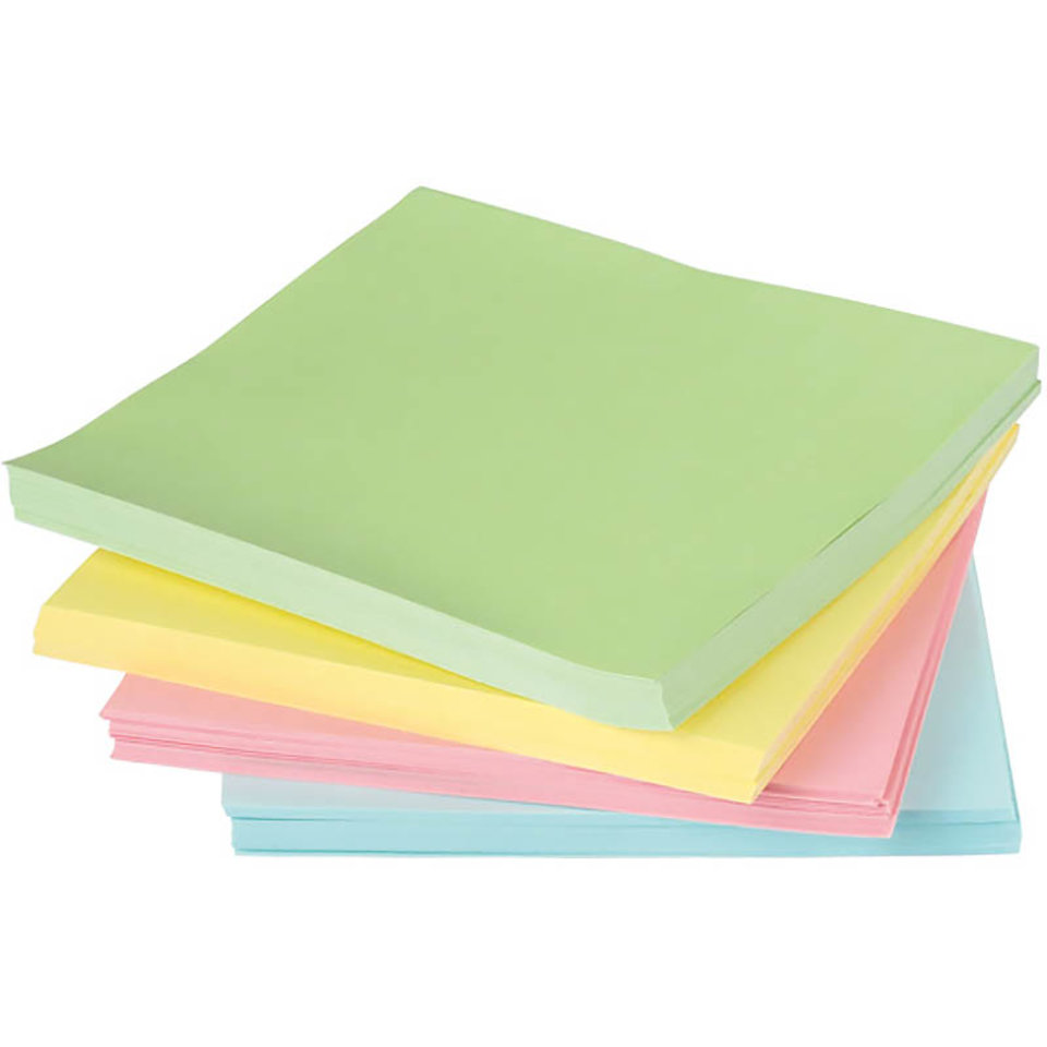 бумага статическая 75х75мм 100л Neon зеленый 2448-02-А