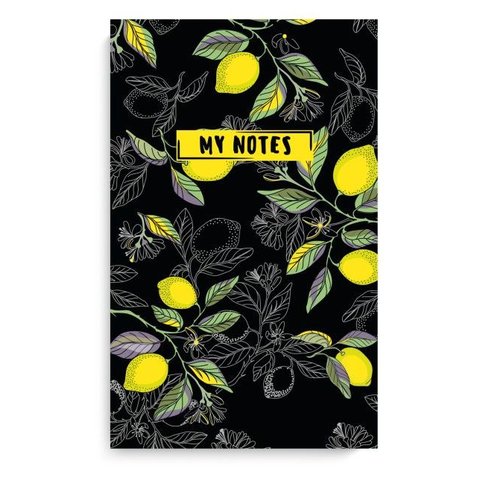 блокнот А7+ 96 листов Дела и покупки Лимоны (пачка) 50867