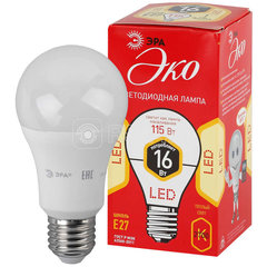 лампа cветодиодная 16Вт ЭРА LED A60-16w-827-E27