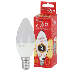 лампа светодиодная 8Вт ЭРА LED smd B35-8w-827-Е14 ECO